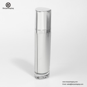 HXL318 Crema acrílica vacía sin aire y botella de loción envase cosmético envase para el cuidado de la piel