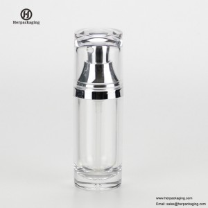 HXL328A Acrílico vacío sin aire crema y botella de loción envases cosméticos cuidado de la piel contenedor